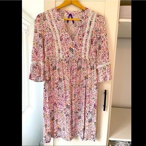 Seraphine Woven Ditsy Floral Maternity Dress, Size 6, EUC